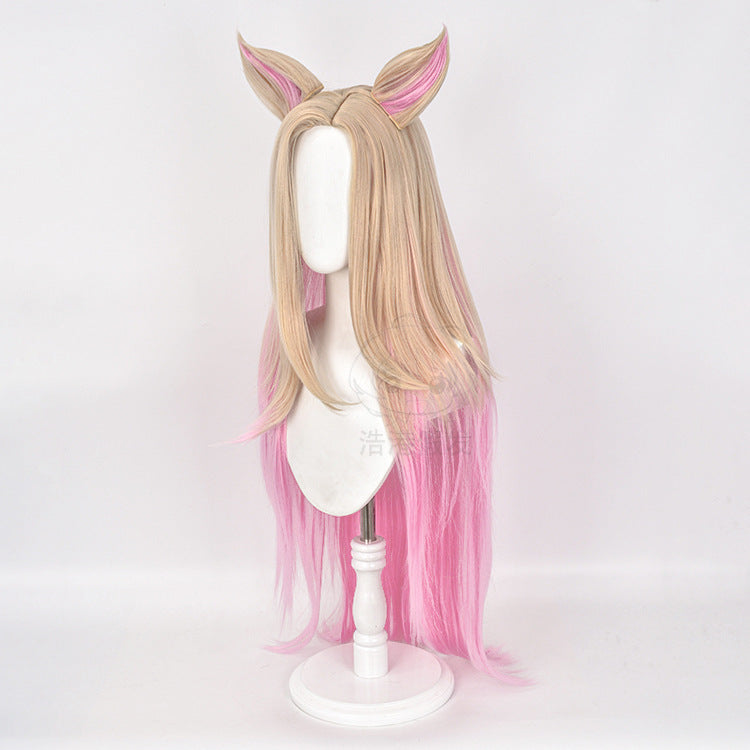 SUNCOS KDA New Hero Wig with Ears