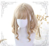 Lolita Blonde Curly Hair Wig