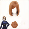 Nagizaki Brown Side Split Short Hair Wig