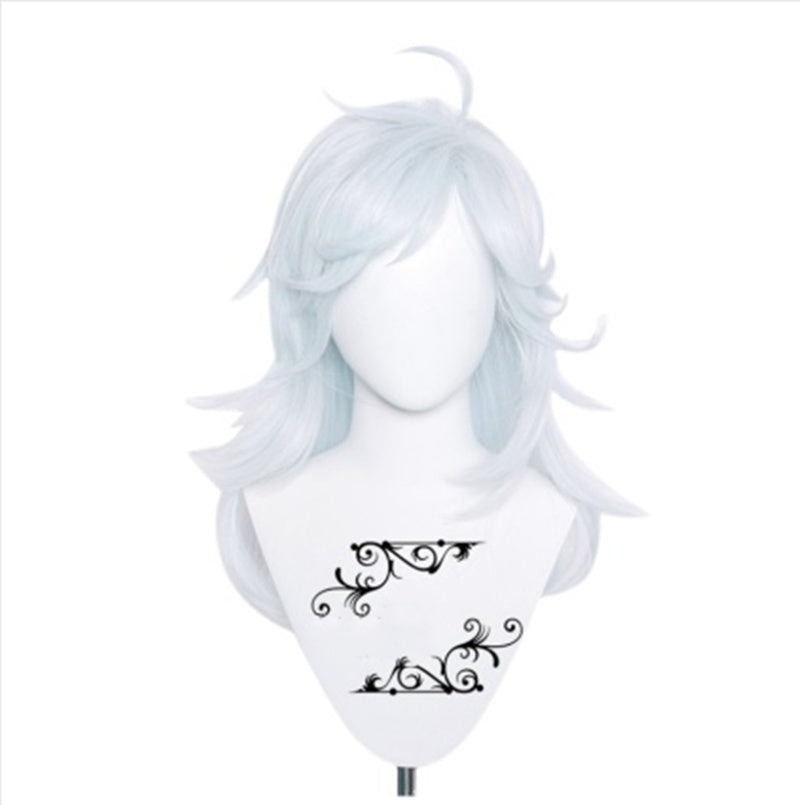 Yuuki Layered White Wig