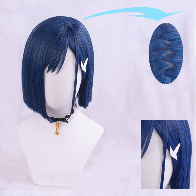 Misaka Mikoto Deep Blue Wig