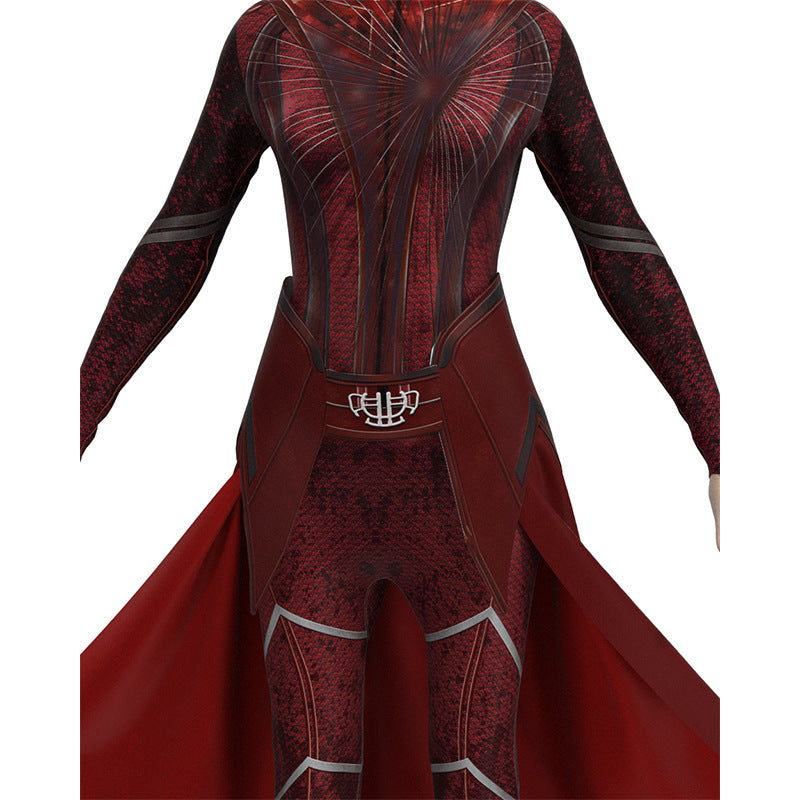 Scarlet Witch Cosplay Bodysuit – Children & Adults Red