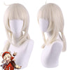 Klee Genshin Impact Ponytail Wig White