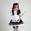 Black and white Lolita Maid Anime Dress Costume