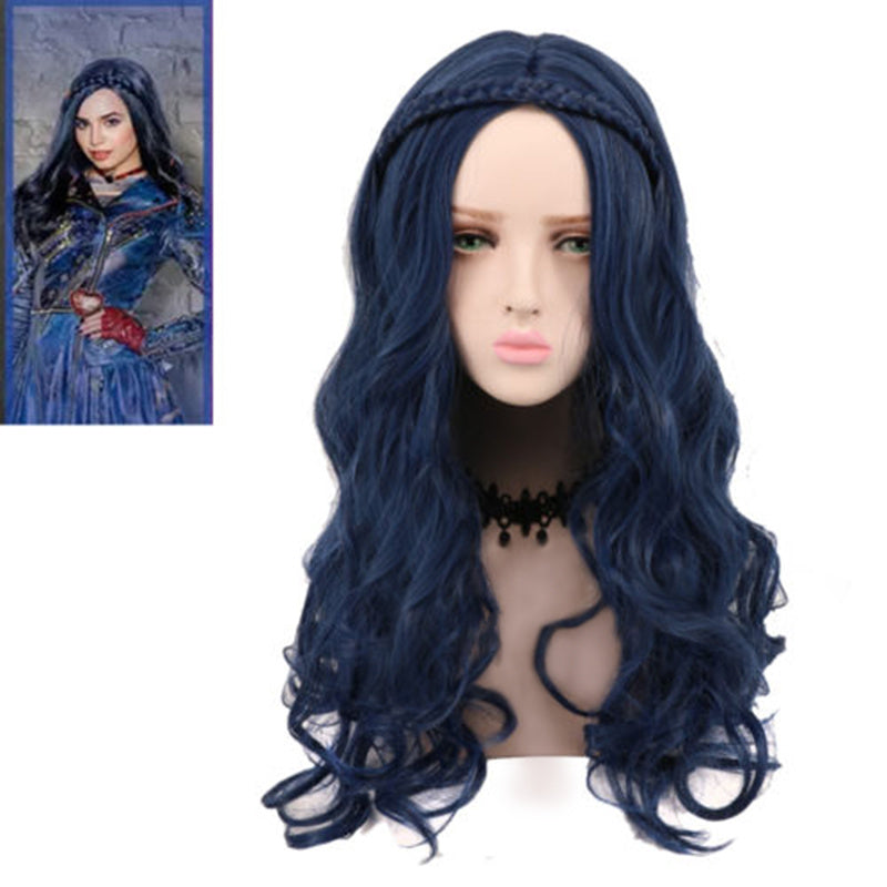 Deep Blue Character Wig