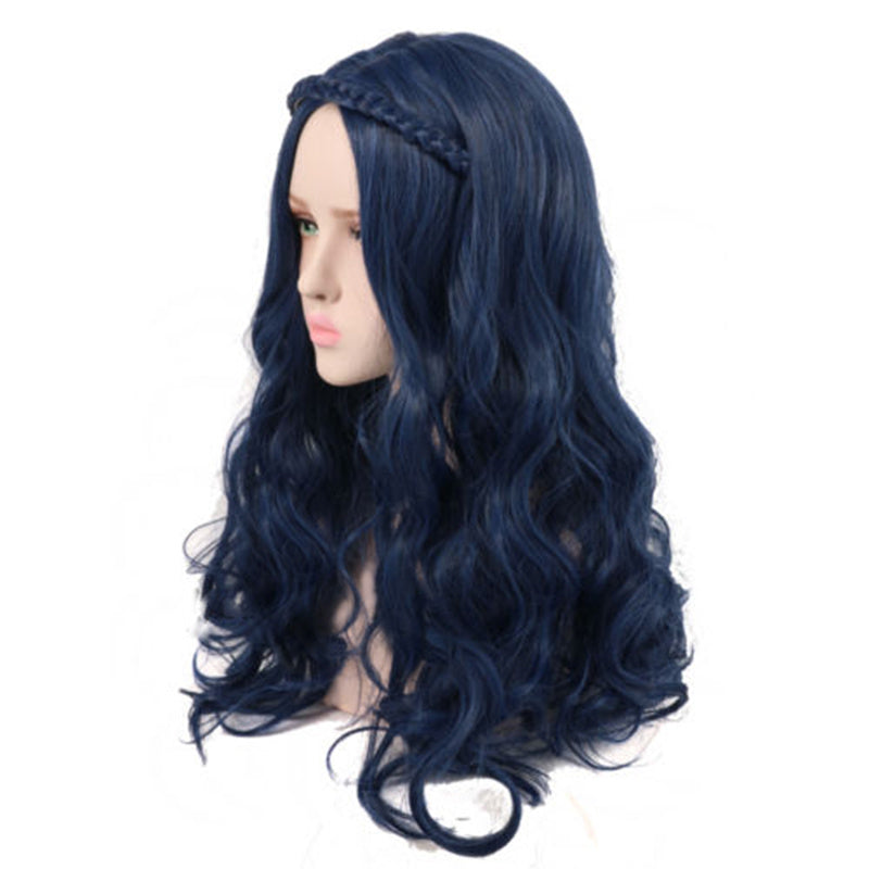 Deep Blue Character Wig