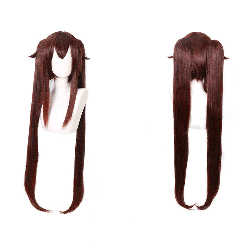 Dark Brown Hu Tao Cosplay Wig